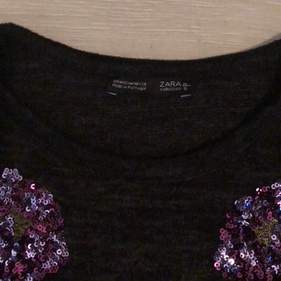 π₯3/$18π₯ EUC ZARA SEQUINS TOP - Picture 3 of 5